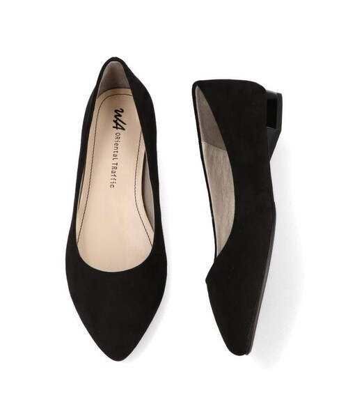 ORiental TRaffic（オリエンタルトラフィック）の「ポインテッドフラットパンプス（その他・レディース・ベージュ/ブラック/グリーン/ピンク・33/34/35/36/37/38/39/40/41/42/43）」の2枚目の写真