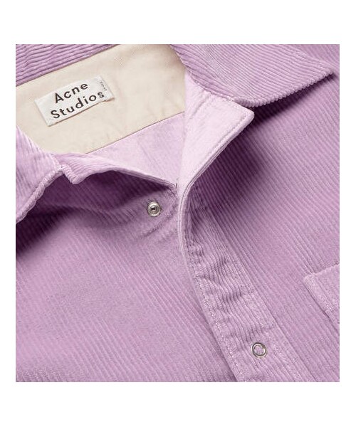 Acne Studios（アクネストゥディオズ）の「Acne Studios Denver Cotton-Corduroy Shirt（シャツ/ブラウス・メンズ・Purple・It44/It48/It46/It52/It54/It50）」の2枚目の写真