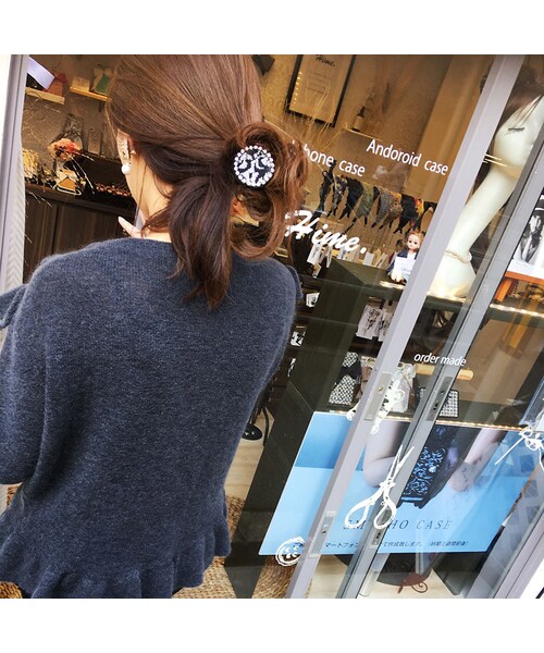 Hime.（ヒメ）の「Hime.くるみストーンビジューヘアゴム（ヘアゴム・レディース・その他）」の5枚目の写真