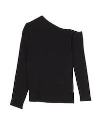 ELENDEEK | ELENDEEK　ONE SHOULDER RIB KT(ニット/セーター)