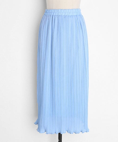 DHOLIC（ディーホリック）の「ウェーブヘムプリーツスカート（スカート・レディース・イエロー/ブルー/ブラック・FREE）」の3枚目の写真