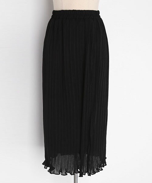 DHOLIC（ディーホリック）の「ウェーブヘムプリーツスカート（スカート・レディース・イエロー/ブルー/ブラック・FREE）」の2枚目の写真