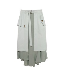 AULA AILA | AULA AILA TRENCH LAYERED SKIRT(スカート)