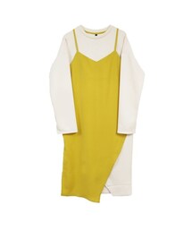 AULA AILA | AULA AILA SATIN LAYERED ONE PIECE(ワンピース)