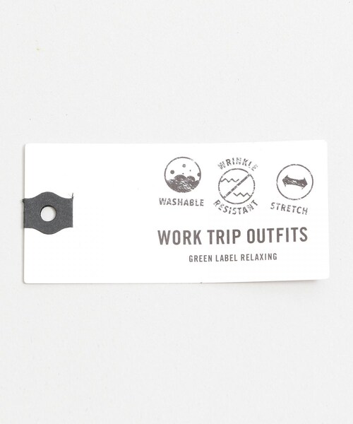 WORK TRIP OUTFITS GREEN LABEL RELAXING（ワークトリップアウトフィッツグリーンレーベル リラクシング）の「【WORK TRIP OUTFITS】TW/PU トロピカル ノータック パンツ (ロング丈)（その他・レディース・その他・XS, S, M, L, XL, XXL）」の13枚目の写真