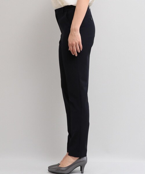 WORK TRIP OUTFITS GREEN LABEL RELAXING（ワークトリップアウトフィッツグリーンレーベル リラクシング）の「【WORK TRIP OUTFITS】TW/PU トロピカル ノータック パンツ (ロング丈)（その他・レディース・その他・XS, S, M, L, XL, XXL）」の6枚目の写真