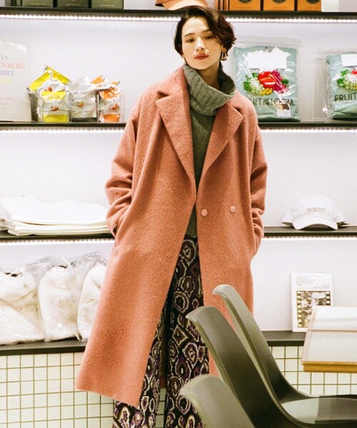 CITYSHOP（シティーショップ）の「シャギーコート（ジャケット/アウター・ピンク/36/38）」の6枚目の写真