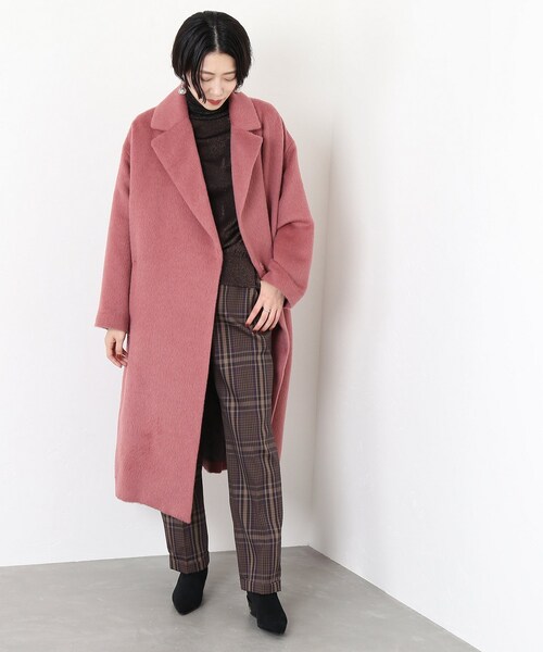 CITYSHOP（シティーショップ）の「シャギーコート（ジャケット/アウター・ピンク/36/38）」の4枚目の写真