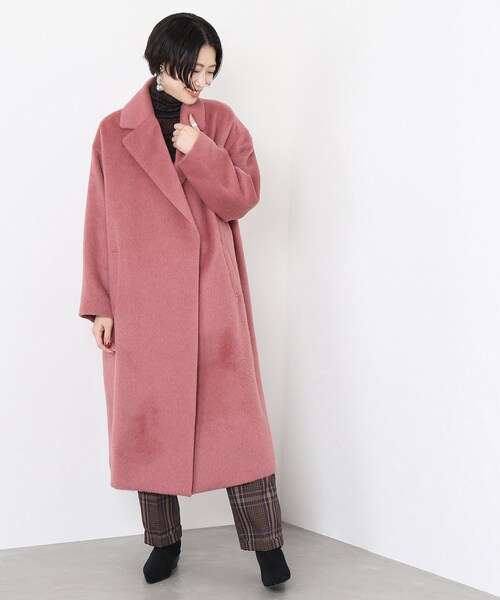 CITYSHOP（シティーショップ）の「シャギーコート（ジャケット/アウター・ピンク/36/38）」の5枚目の写真