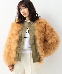CITYSHOP（シティーショップ）の「【TOGA PULLA】 フェザー ブルゾン