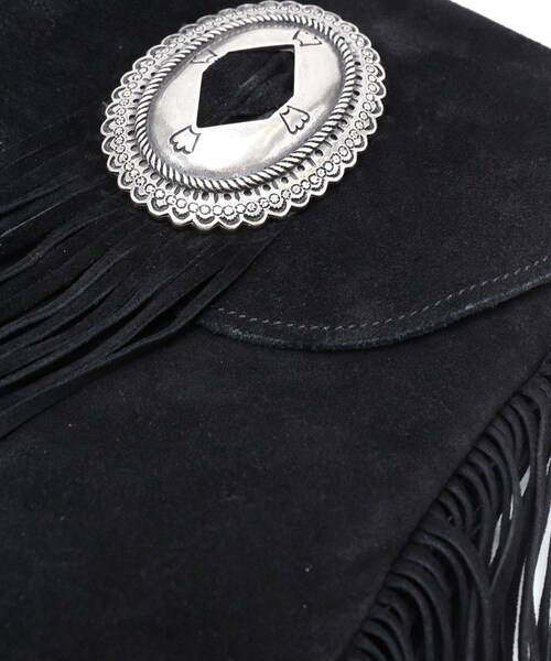 Deuxieme Classe(ドゥーズィエムクラス)の「PUNTOVITA FRINGE BAG(バッグ・ブラック/フリー)」の14枚目の写真