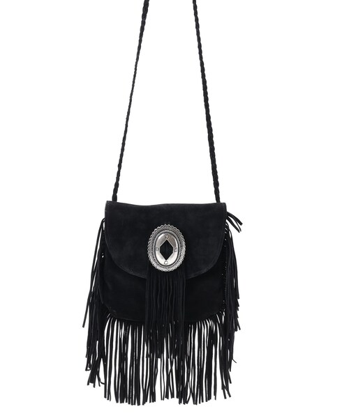 Deuxieme Classe(ドゥーズィエムクラス)の「PUNTOVITA FRINGE BAG(バッグ・ブラック/フリー)」の4枚目の写真