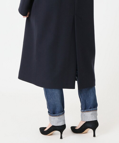 FRAMeWORK（フレームワーク）の「VネックW コート◆（ジャケット/アウター・ナチュラル/36/38）」の9枚目の写真