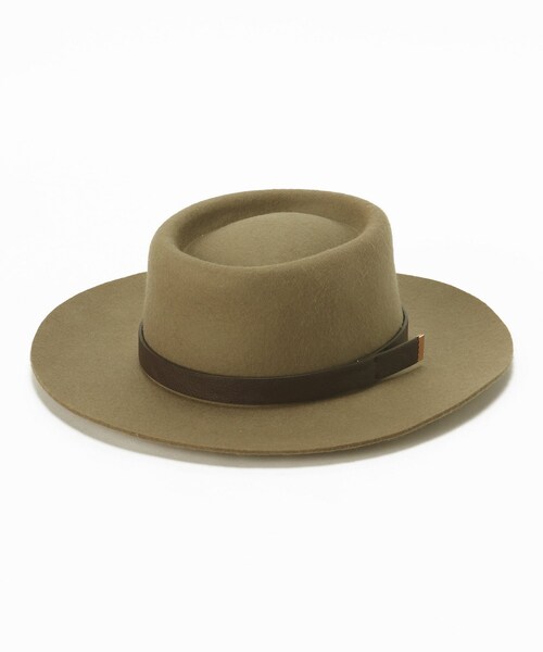 FRAMeWORK（フレームワーク）の「LE VERNISポークパイ ハット（帽子・ブラック/フリー）」の2枚目の写真