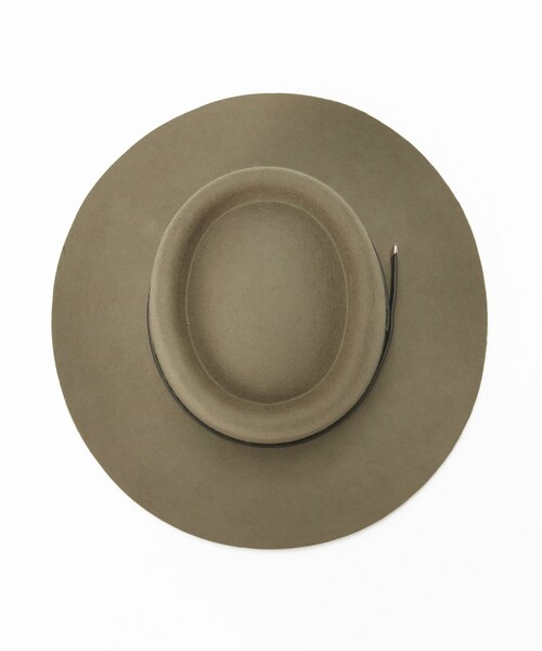 FRAMeWORK（フレームワーク）の「LE VERNISポークパイ ハット（帽子・ブラック/フリー）」の6枚目の写真