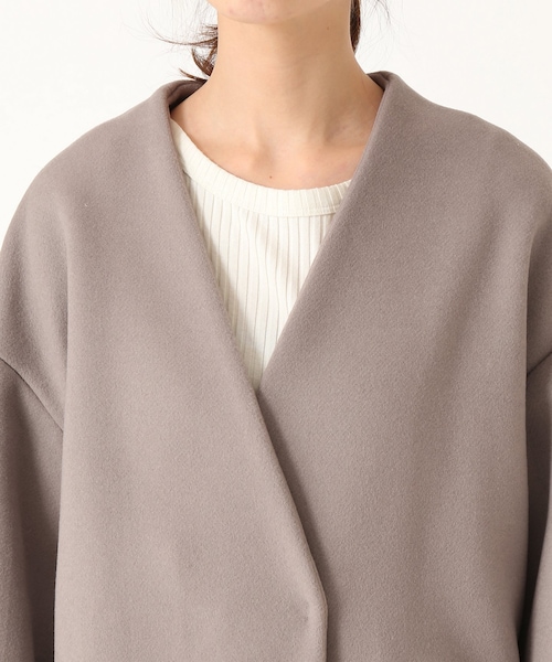 IENA（イエナ）の「《追加》MANTECO ノーカラーコート◇（）」 - WEAR