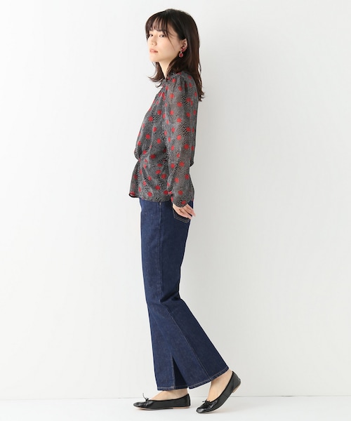 IENA(イエナ)の「ROUJE Dot JERRY(トップス・ボルドー/フリー)」の3枚目の写真