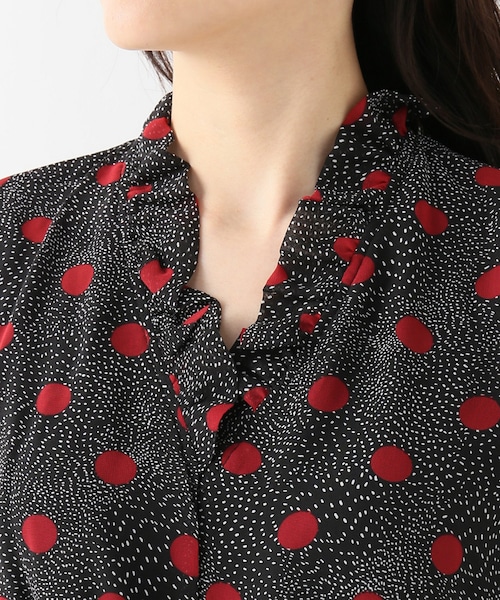 IENA(イエナ)の「ROUJE Dot JERRY(トップス・ボルドー/フリー)」の13枚目の写真