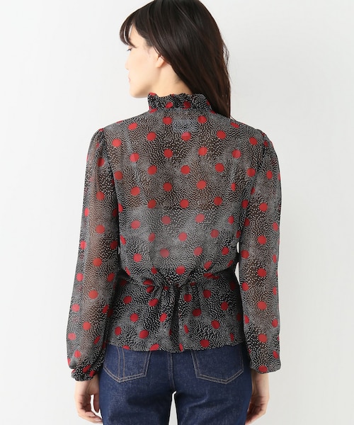 IENA(イエナ)の「ROUJE Dot JERRY(トップス・ボルドー/フリー)」の7枚目の写真