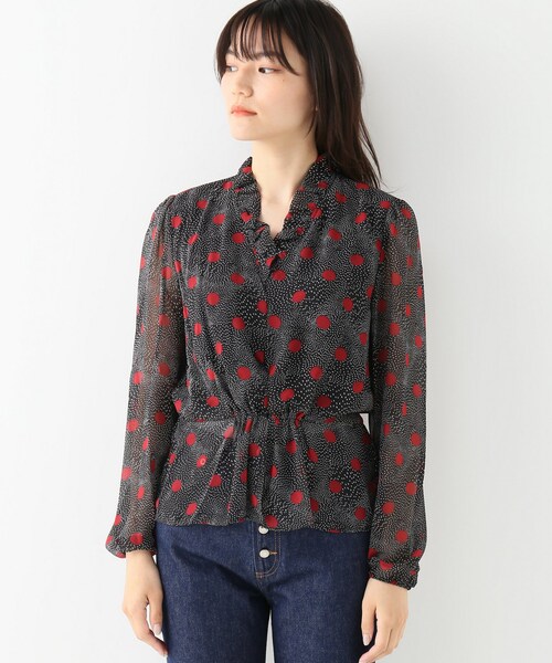 IENA(イエナ)の「ROUJE Dot JERRY(トップス・ボルドー/フリー)」の5枚目の写真