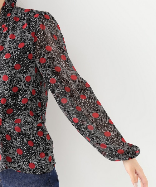 IENA(イエナ)の「ROUJE Dot JERRY(トップス・ボルドー/フリー)」の9枚目の写真