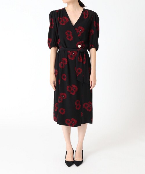 IENA(イエナ)の「ROUJE Fleurs ROSALIE◆(ワンピース/ドレス・ブラック/36/38/40)」の3枚目の写真