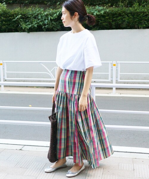 IENA（イエナ）の「マドラスチェック マキシスカート◇（）」 - WEAR