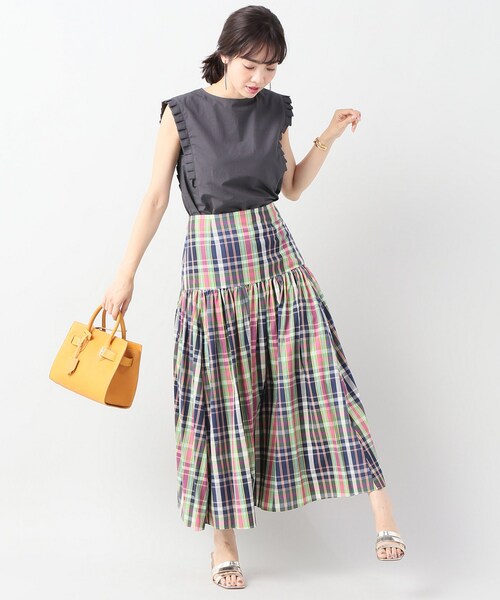 イエナ マドラスチェックスカート 希少34サイズ IENA（イエナ）の「マドラスチェック マキシスカート◇（）」 - WEAR