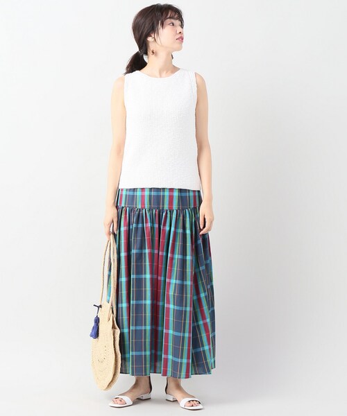 新品未使用☆IENA イエナ　チェック　マキシスカート　スカート IENA（イエナ）の「マドラスチェック マキシスカート◇（）」 - WEAR