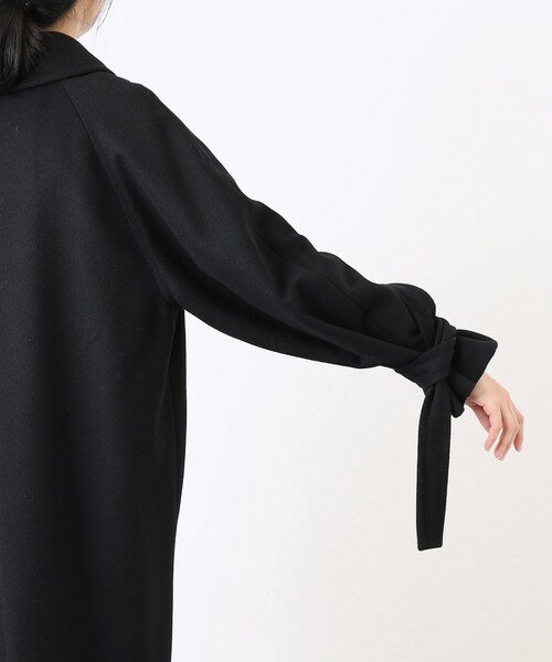HARDY NOIR(アルディーノアール)の「カシミヤウールビーバー ステンカラーコート(ジャケット/アウター・ブラック/36/38)」の9枚目の写真