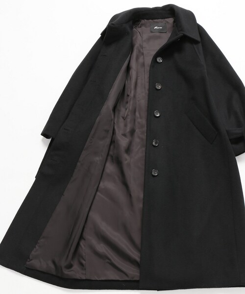 HARDY NOIR(アルディーノアール)の「カシミヤウールビーバー ステンカラーコート(ジャケット/アウター・ブラック/36/38)」の20枚目の写真