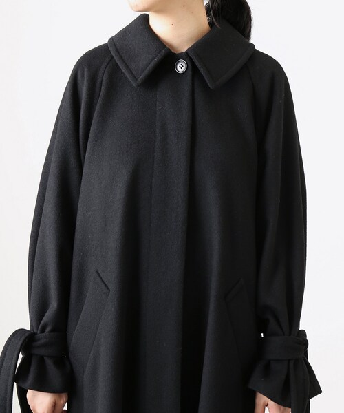 HARDY NOIR(アルディーノアール)の「カシミヤウールビーバー ステンカラーコート(ジャケット/アウター・ブラック/36/38)」の5枚目の写真