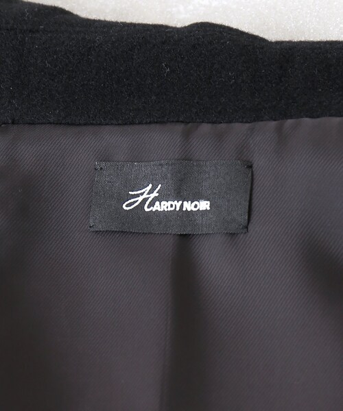HARDY NOIR(アルディーノアール)の「カシミヤウールビーバー ステンカラーコート(ジャケット/アウター・ブラック/36/38)」の14枚目の写真