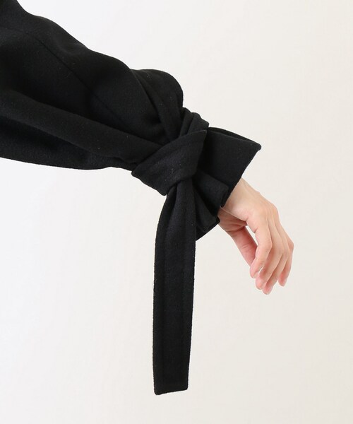 HARDY NOIR(アルディーノアール)の「カシミヤウールビーバー ステンカラーコート(ジャケット/アウター・ブラック/36/38)」の10枚目の写真