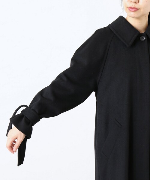 HARDY NOIR(アルディーノアール)の「カシミヤウールビーバー ステンカラーコート(ジャケット/アウター・ブラック/36/38)」の8枚目の写真