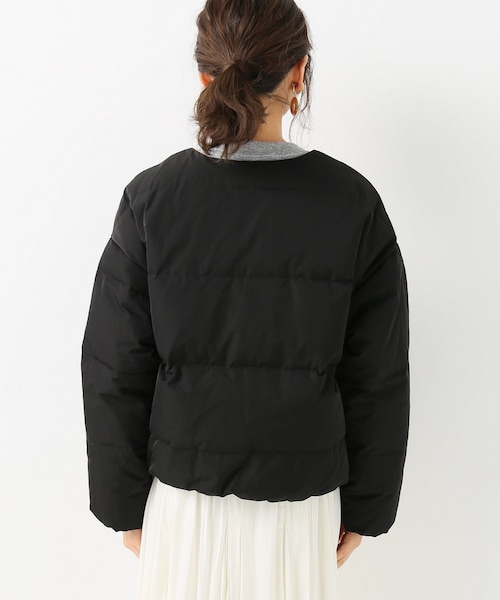 SLOBE IENA（スローブイエナ）の「ノーカラーショートダウンブルゾン