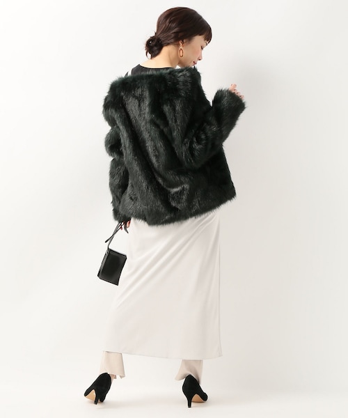 SLOBE IENA（スローブイエナ）の「BA&SH フェイクファーブルゾン