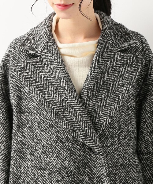 SLOBE IENA（スローブイエナ）の「ヘリンボーンロングコート