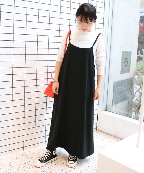 SLOBE IENA（スローブイエナ）の「《予約》リブニット×キャミ