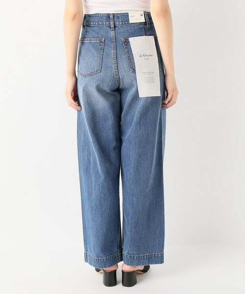 SLOBE IENA（スローブイエナ）の「《追加2》LE DENIM デニムバギーパンツ◆（パンツ・ネイビー/36/38/40）」の7枚目の写真