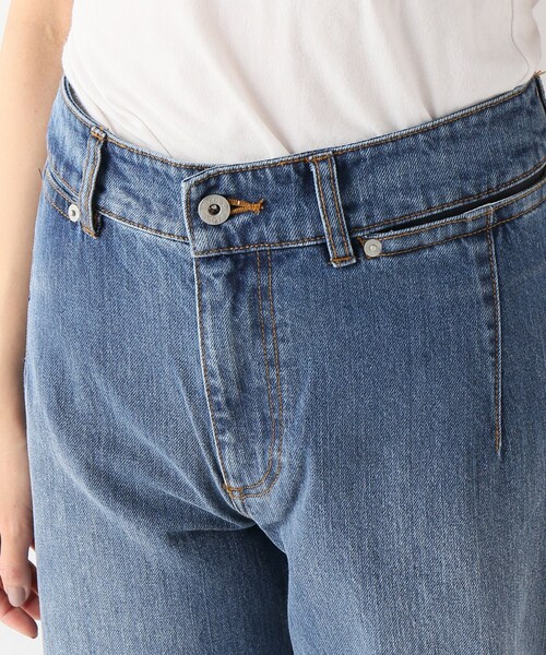 SLOBE IENA（スローブイエナ）の「《追加2》LE DENIM デニムバギーパンツ◆（パンツ・ネイビー/36/38/40）」の8枚目の写真
