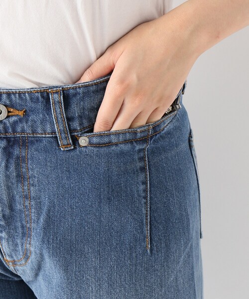 SLOBE IENA（スローブイエナ）の「《追加2》LE DENIM デニムバギーパンツ◆（パンツ・ネイビー/36/38/40）」の9枚目の写真