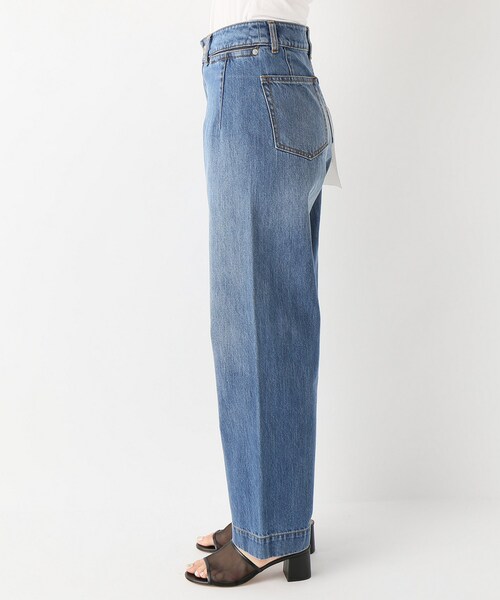 SLOBE IENA（スローブイエナ）の「《追加2》LE DENIM デニムバギーパンツ◆（パンツ・ネイビー/36/38/40）」の6枚目の写真