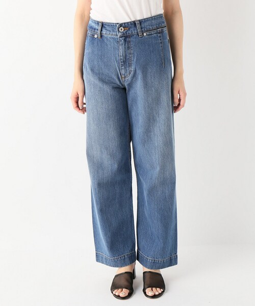 SLOBE IENA（スローブイエナ）の「《追加2》LE DENIM デニムバギーパンツ◆（パンツ・ネイビー/36/38/40）」の5枚目の写真
