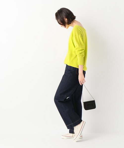 SLOBE IENA（スローブイエナ）の「《追加2》LE DENIM デニムバギーパンツ◆（パンツ・ネイビー/36/38/40）」の20枚目の写真