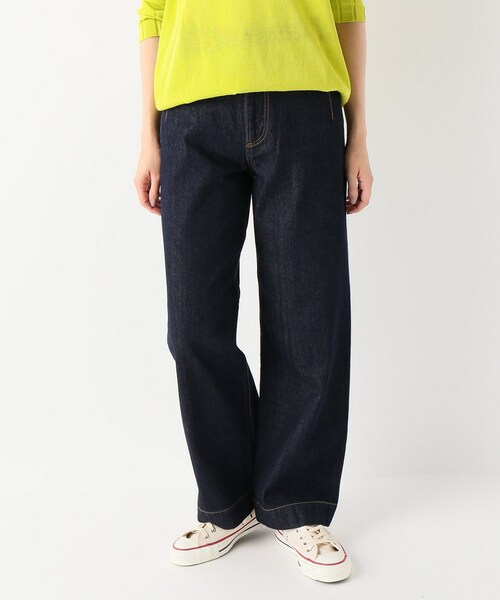 SLOBE IENA（スローブイエナ）の「《追加2》LE DENIM デニムバギーパンツ◆（パンツ・ネイビー/36/38/40）」の18枚目の写真