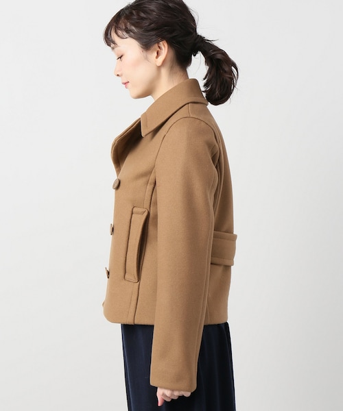 Spick & Span（スピックアンドスパン）の「コンパクトピーコート◆（ジャケット/アウター・ブラック/36/38）」の4枚目の写真