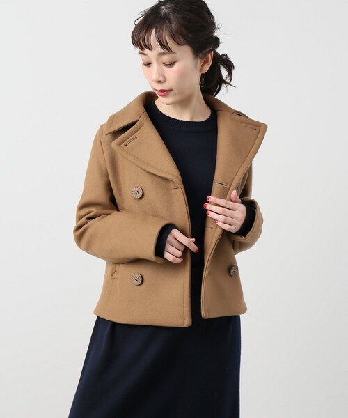 Spick & Span（スピックアンドスパン）の「コンパクトピーコート◆（ジャケット/アウター・ブラック/36/38）」の22枚目の写真