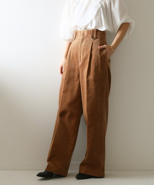 Spick & Span（スピックアンドスパン）の「フトコール ストレートパンツ◆（パンツ・ナチュラル/34/36/38/40）」の11枚目の写真