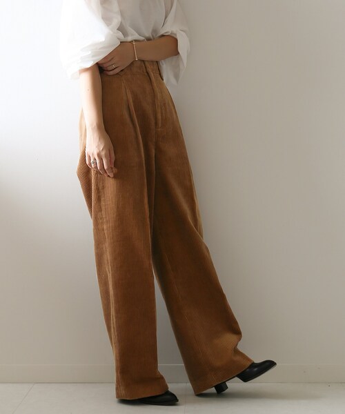 Spick & Span（スピックアンドスパン）の「フトコール ストレートパンツ◆（パンツ・ナチュラル/34/36/38/40）」の13枚目の写真